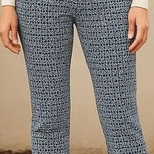 Peck & Peck Geometric Black and White Pants